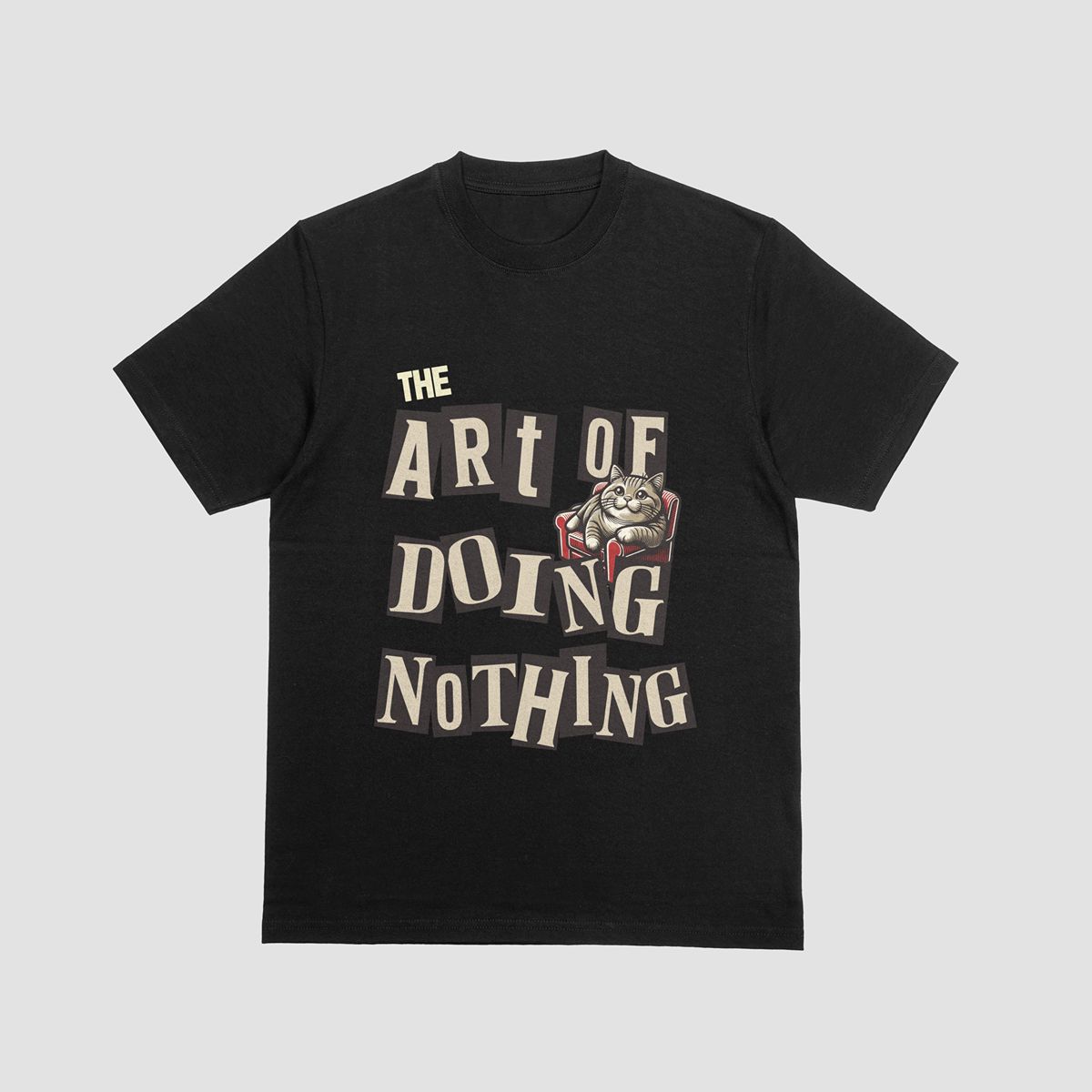 the eclipse & co. "the art of doing nothing" oversized t shirt