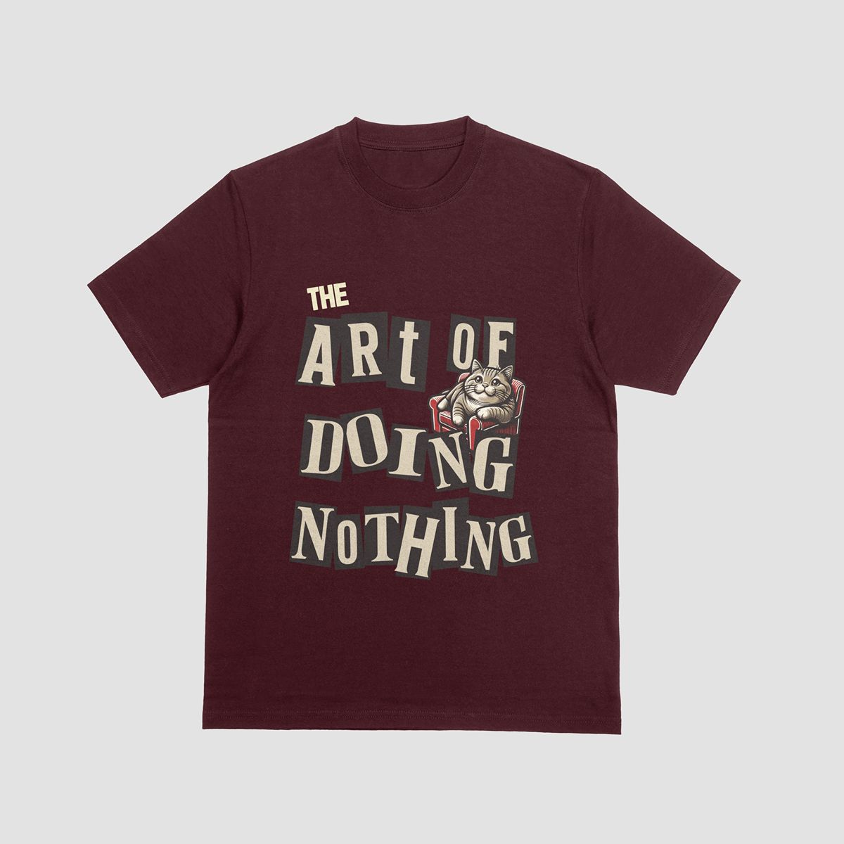 the eclipse & co. "the art of doing nothing" oversized t shirt