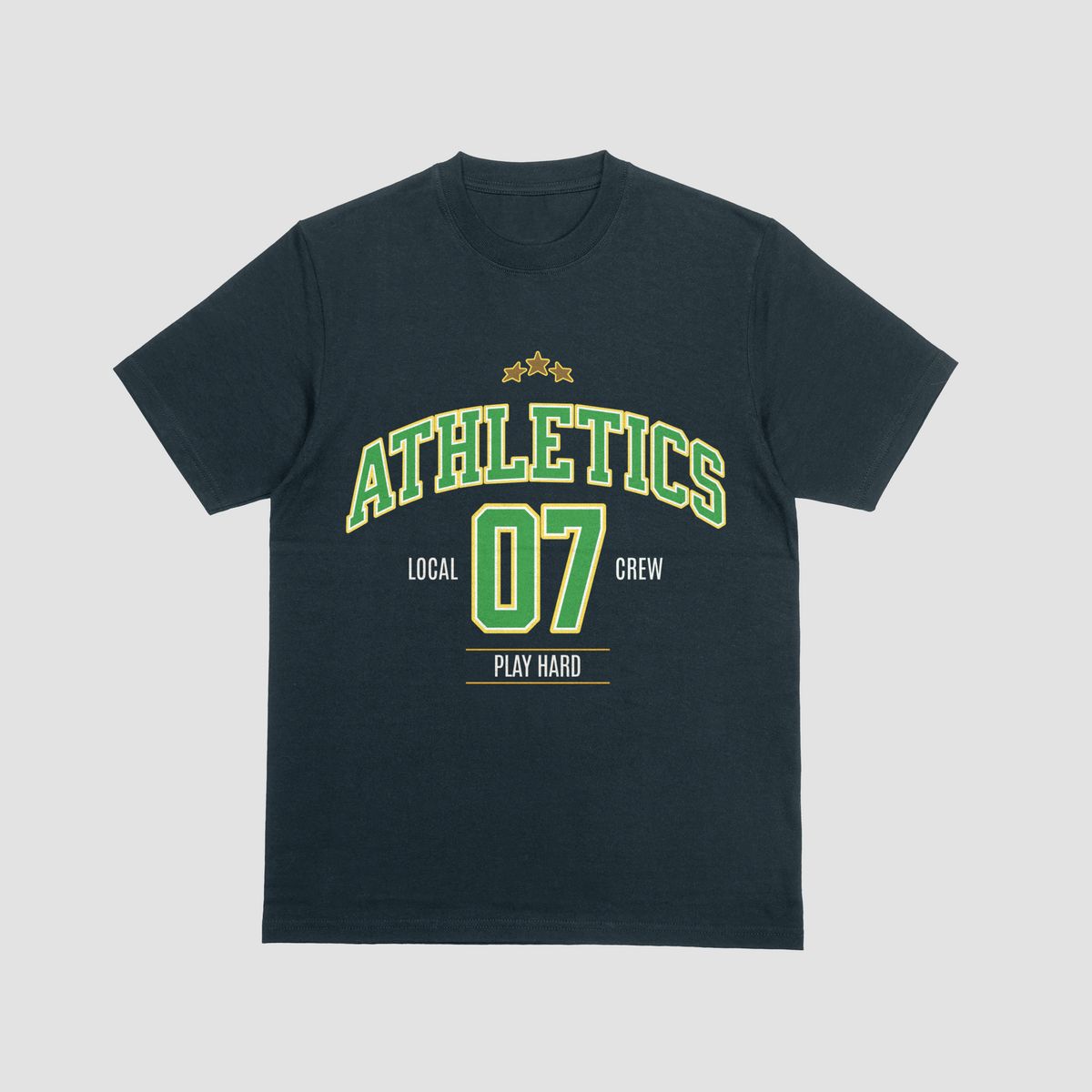 the eclipse & co. "athletics 07" oversized t shirt the eclipse & co. "athletics 07" oversized t shirt