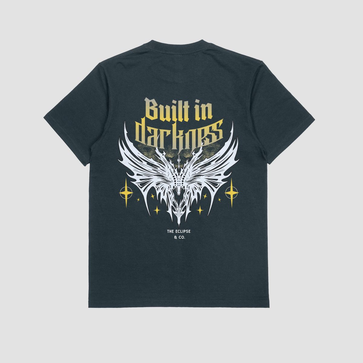 the eclipse & co. "build in darkness" oversized t shirt