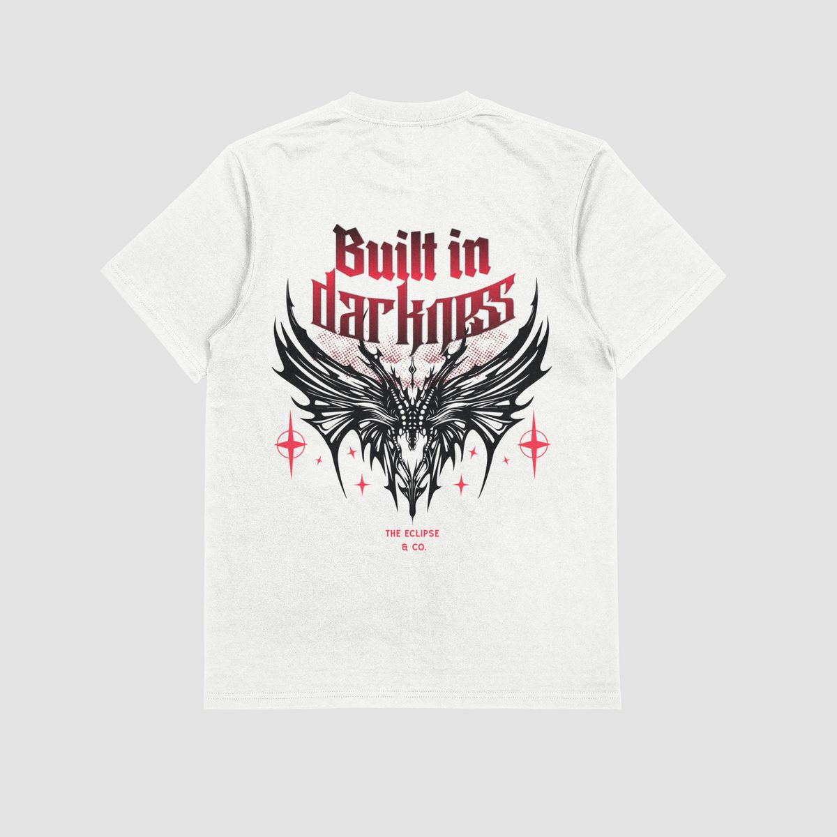 the eclipse & co. "build in darkness" oversized t shirt