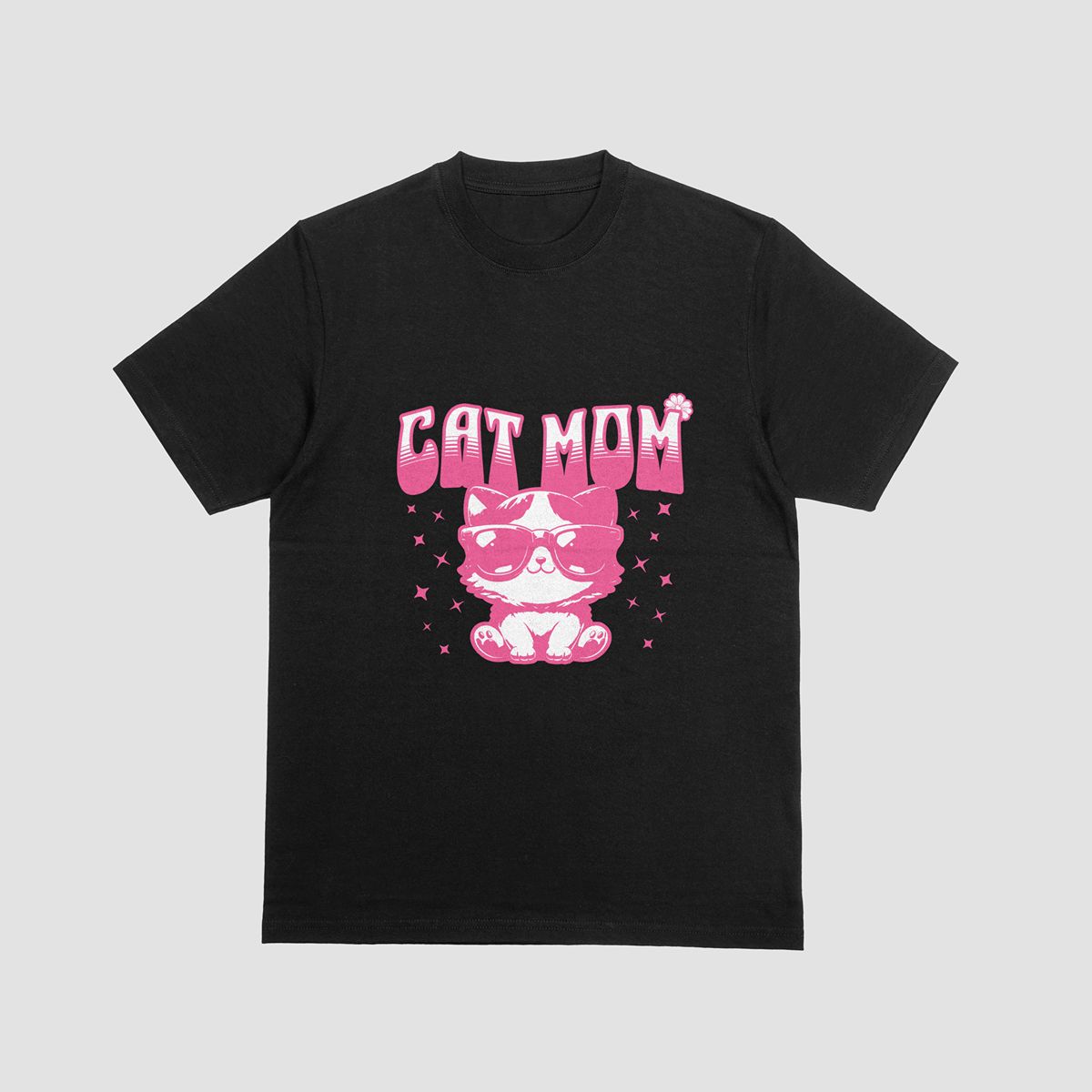 the eclipse & co. "cat mom" oversized t shirt the eclipse & co. "cat mom" oversized t shirt