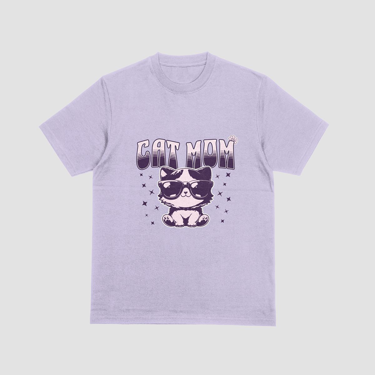 the eclipse & co. "cat mom" oversized t shirt the eclipse & co. "cat mom" oversized t shirt