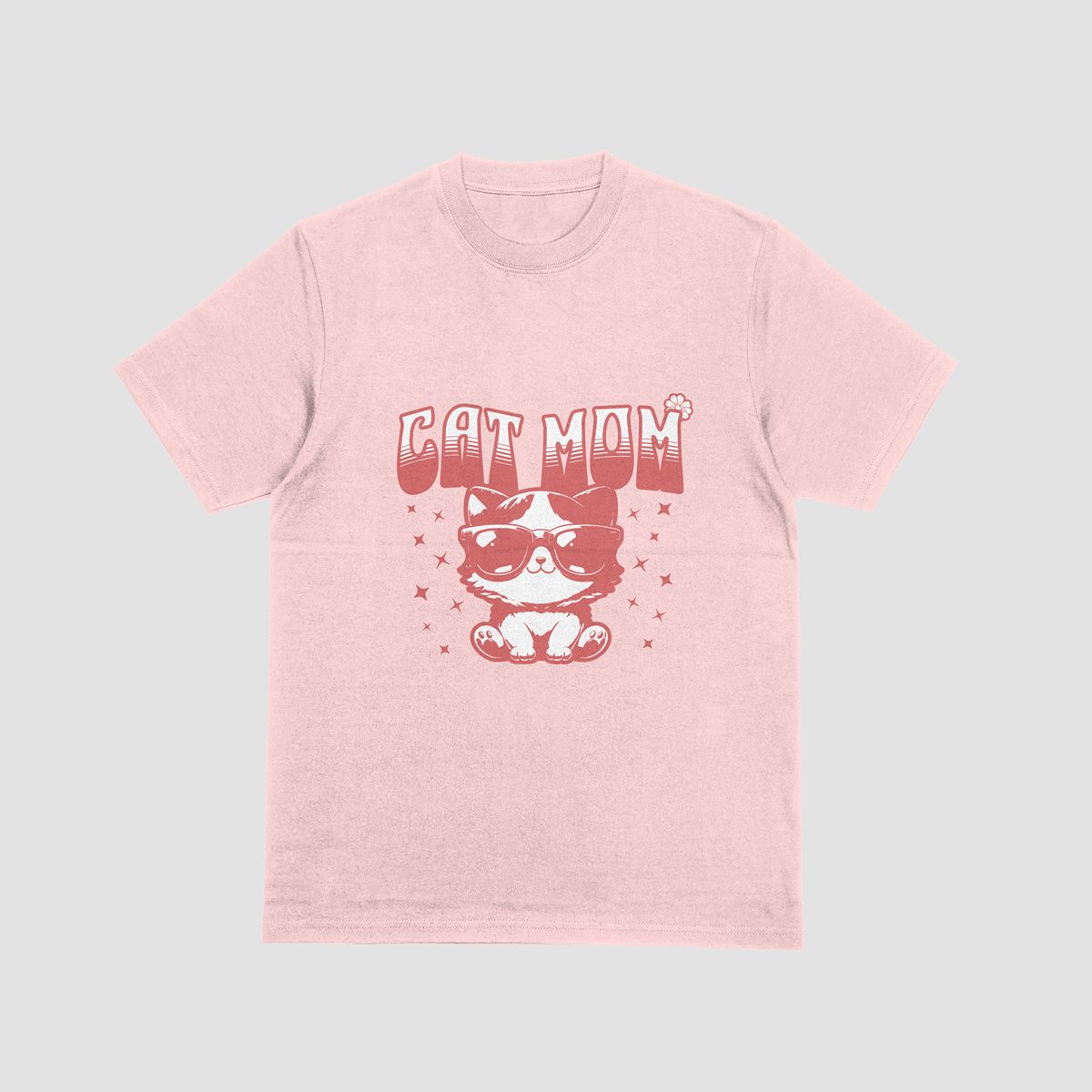 the eclipse & co. "cat mom" oversized t shirt the eclipse & co. "cat mom" oversized t shirt