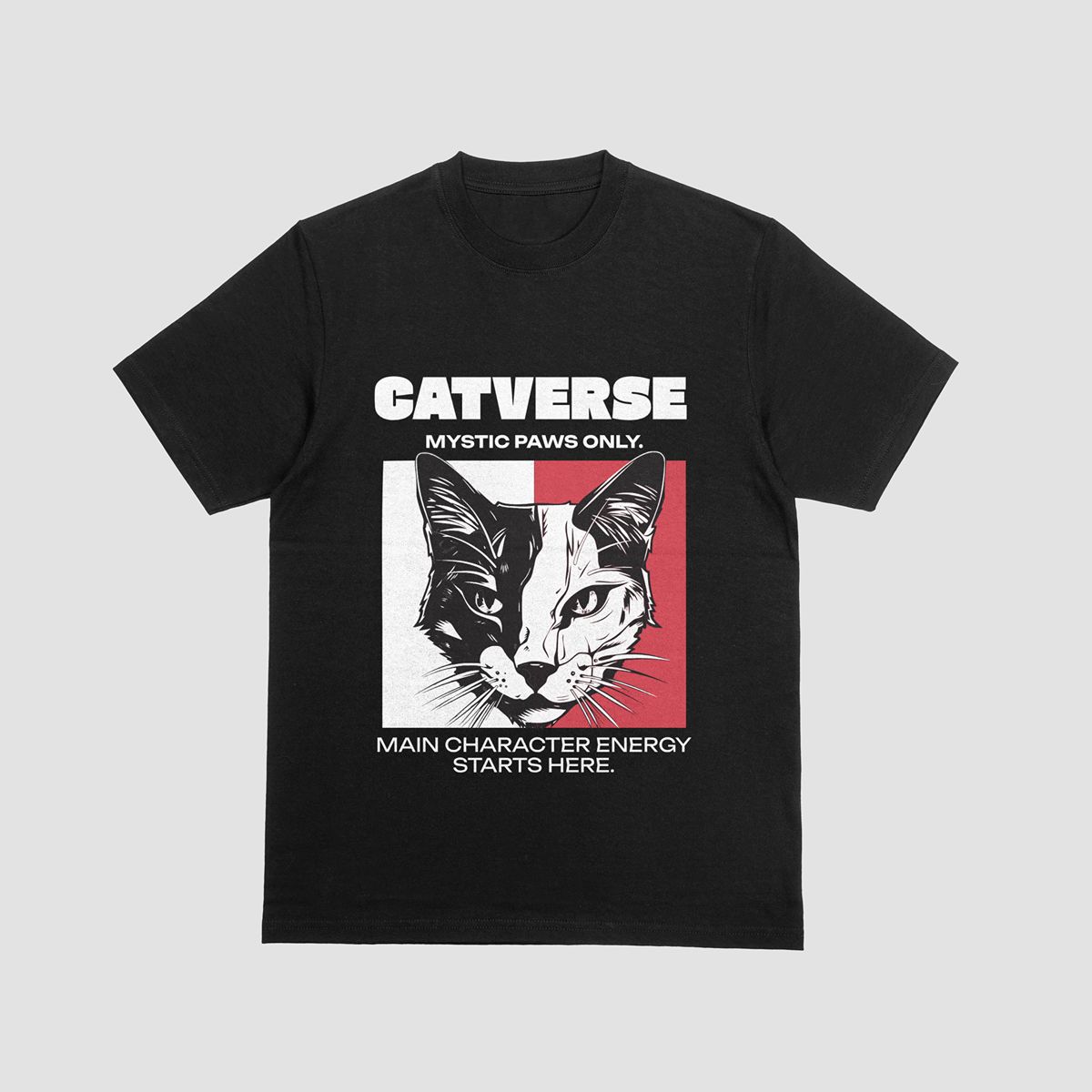 the eclipse & co. "catverse" oversized t shirt the eclipse & co. "catverse" oversized t shirt