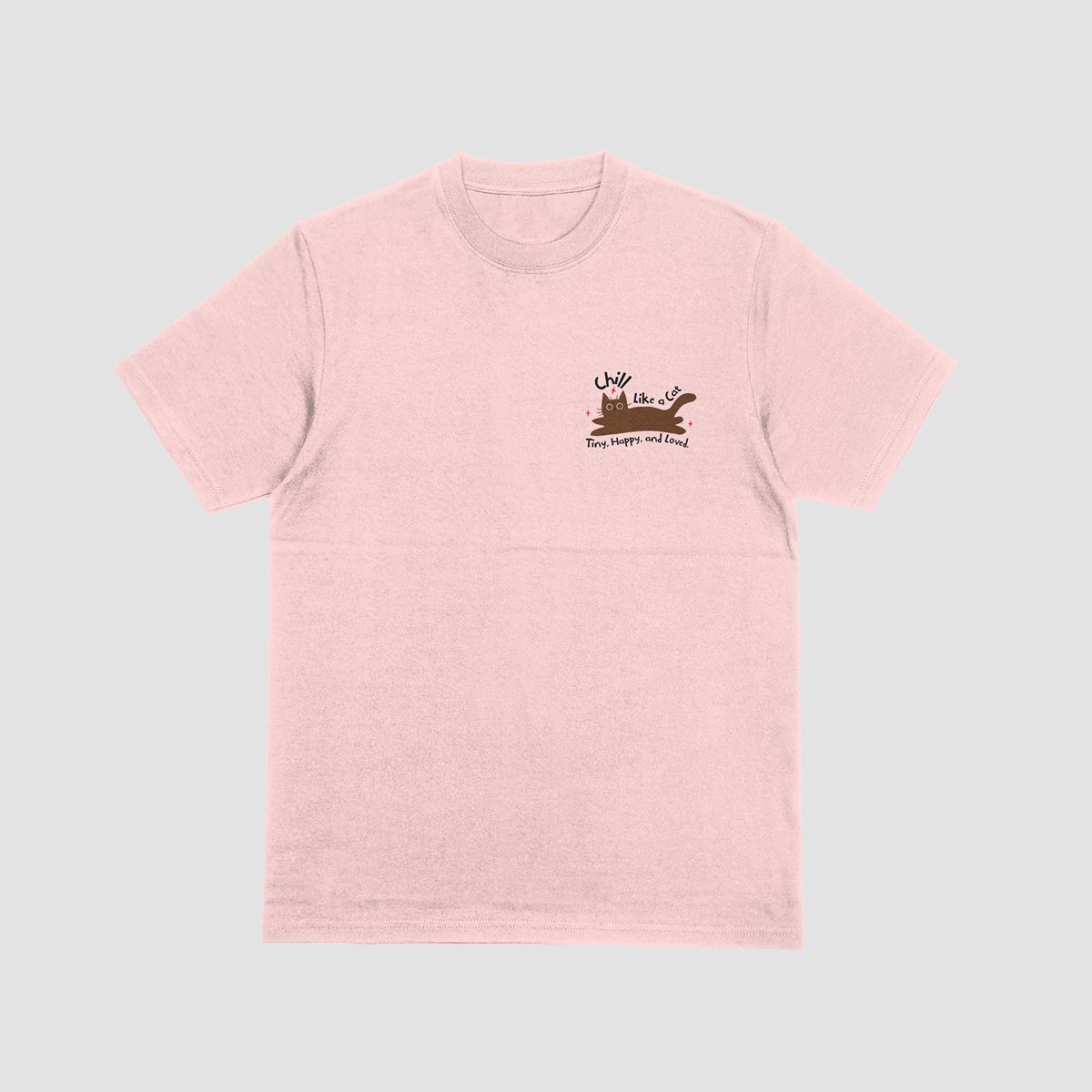 the eclipse & co. "chill like a cat" oversized t shirt