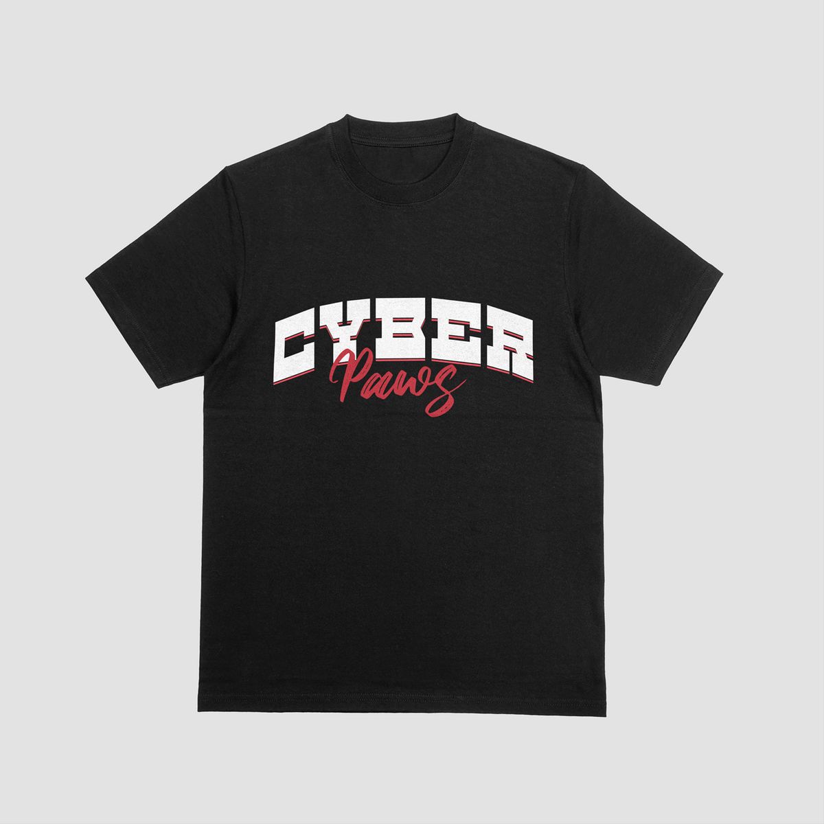 the eclipse & co. "cyber paws" oversized t shirt