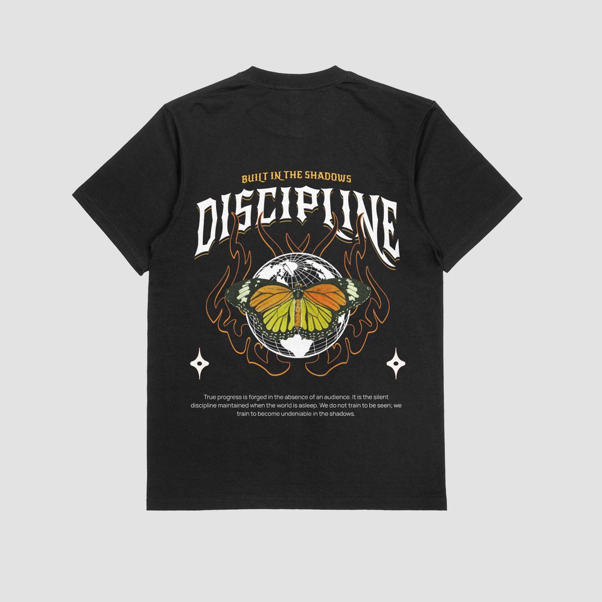 the eclipse & co. "discipline" oversized t shirt the eclipse & co. "discipline" oversized t shirt