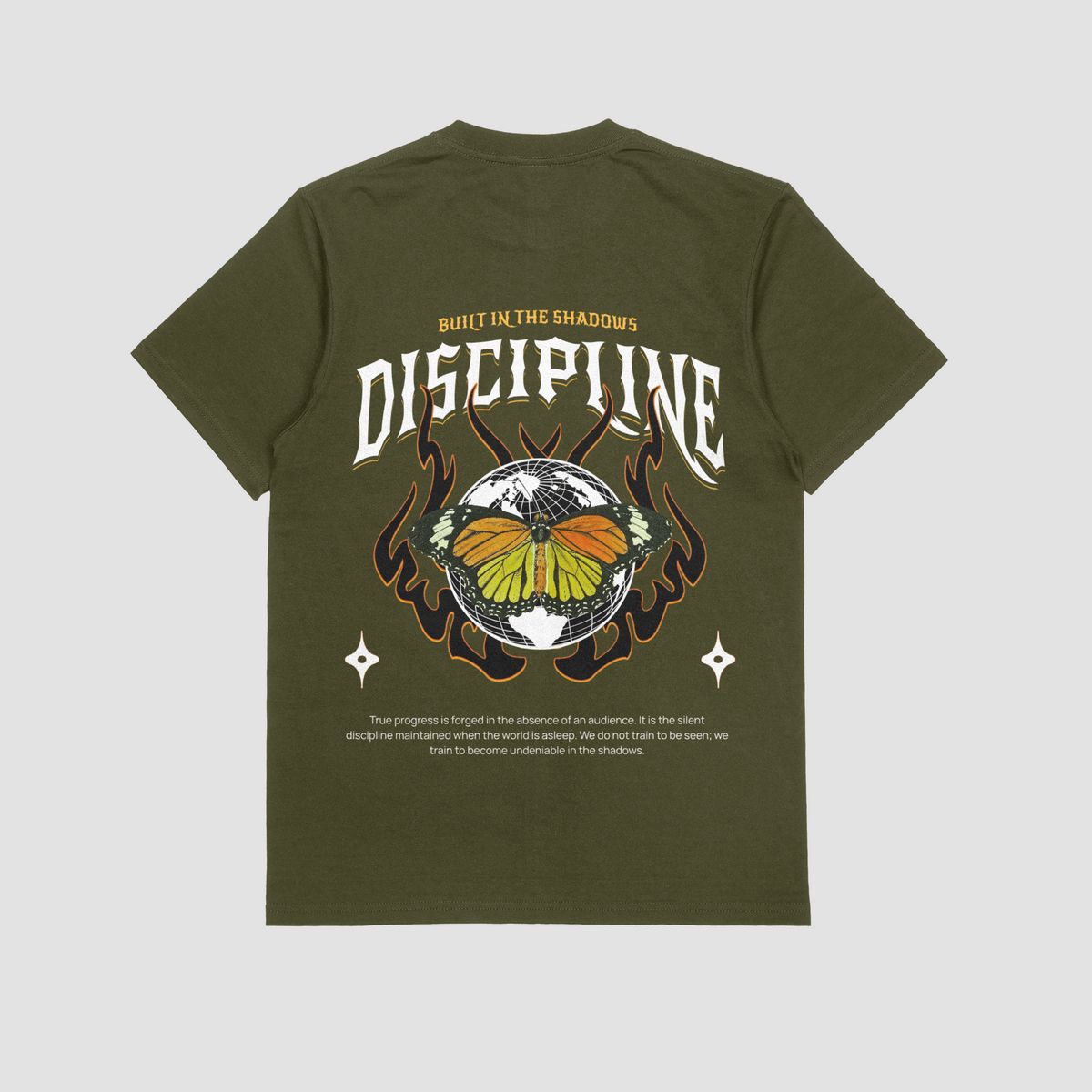 the eclipse & co. "discipline" oversized t shirt the eclipse & co. "discipline" oversized t shirt