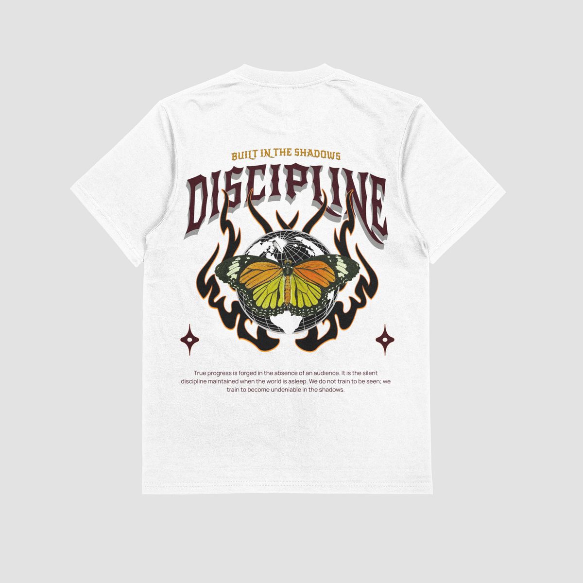 the eclipse & co. "discipline" oversized t shirt the eclipse & co. "discipline" oversized t shirt