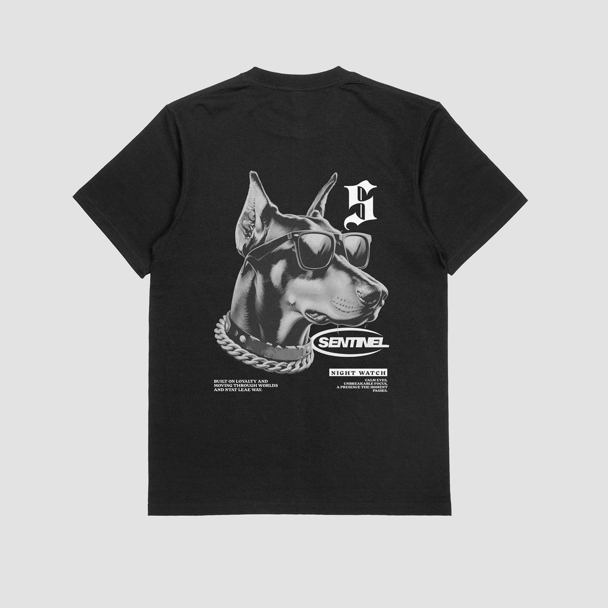 the eclipse & co. "dobermann" oversized t shirt the eclipse & co. "dobermann" oversized t shirt