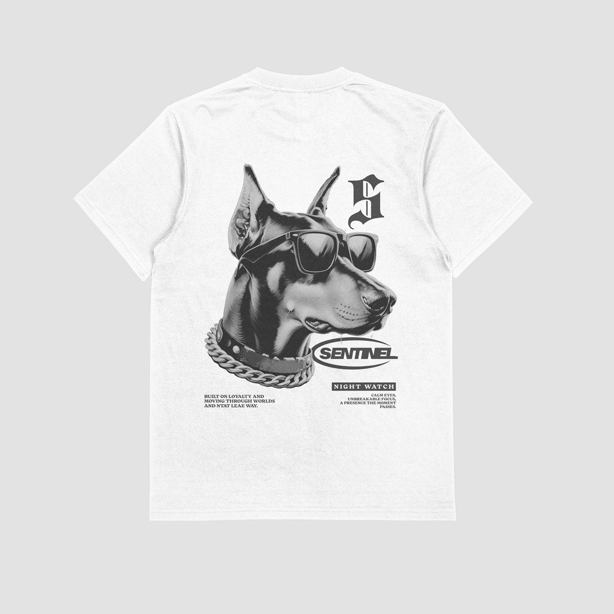the eclipse & co. "dobermann" oversized t shirt the eclipse & co. "dobermann" oversized t shirt
