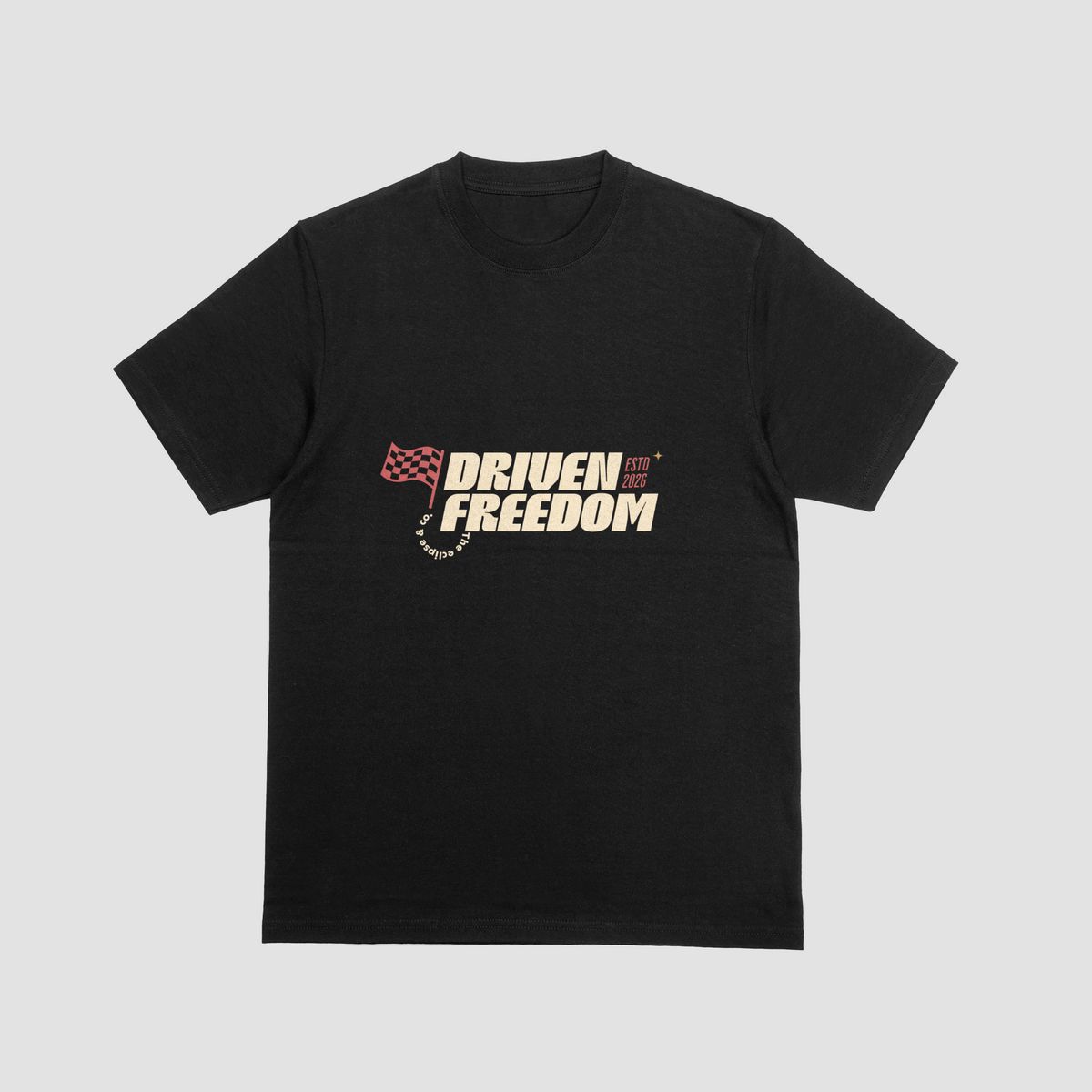 the eclipse & co. "driven freedom" oversized t shirt the eclipse & co. "driven freedom" oversized t shirt