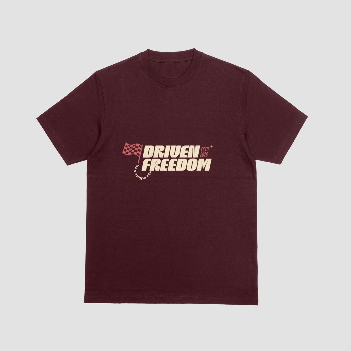the eclipse & co. "driven freedom" oversized t shirt the eclipse & co. "driven freedom" oversized t shirt