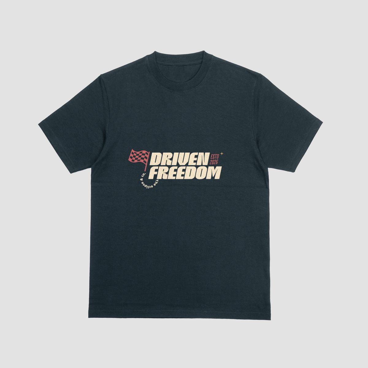 the eclipse & co. "driven freedom" oversized t shirt the eclipse & co. "driven freedom" oversized t shirt