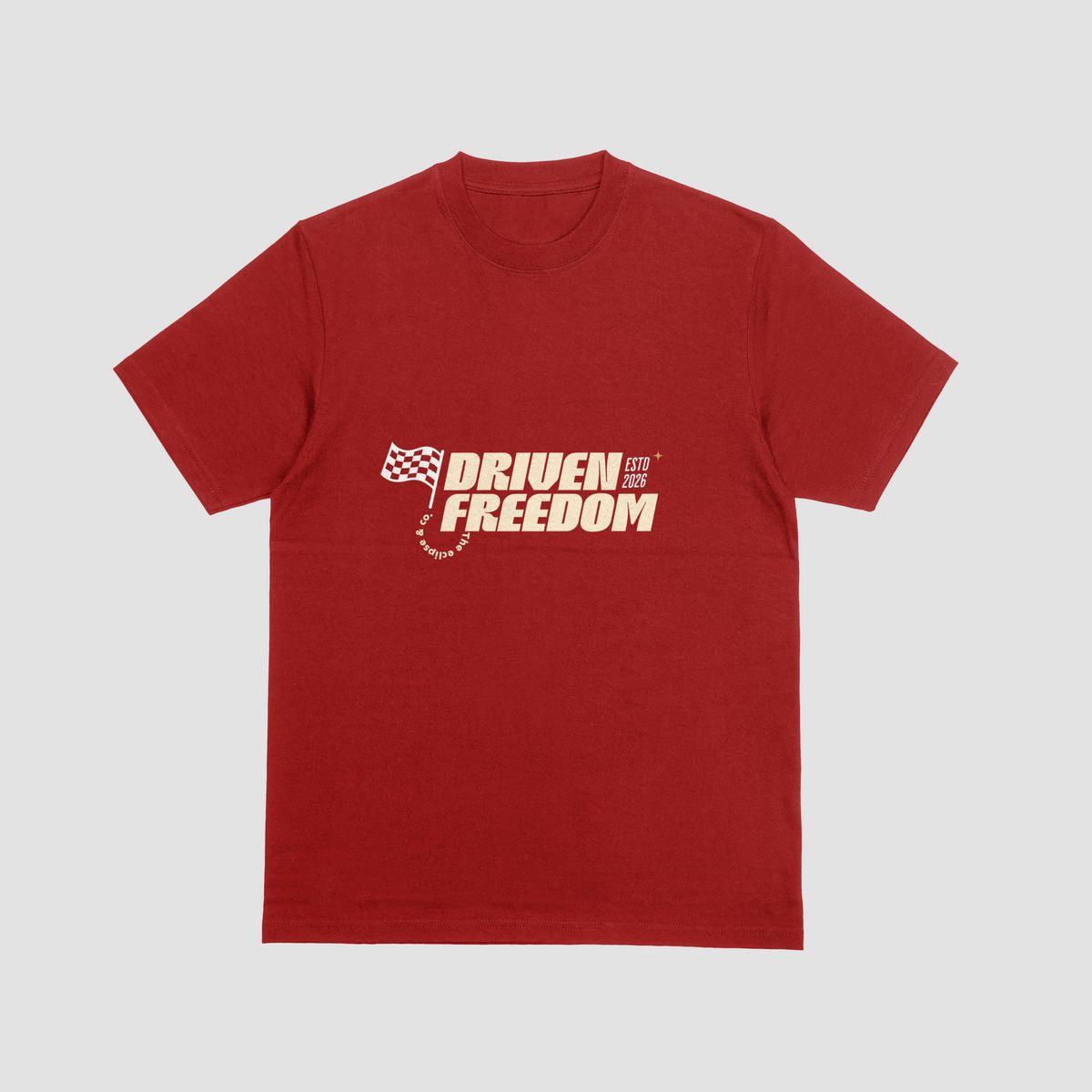 the eclipse & co. "driven freedom" oversized t shirt the eclipse & co. "driven freedom" oversized t shirt