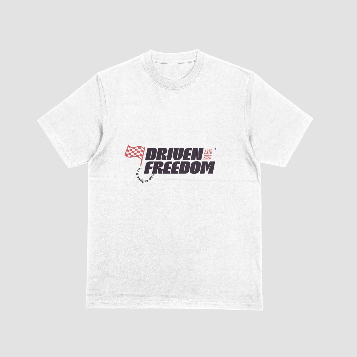 the eclipse & co. "driven freedom" oversized t shirt the eclipse & co. "driven freedom" oversized t shirt