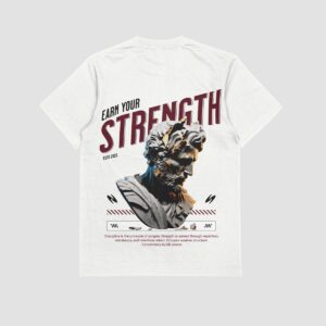 the eclipse & co. "earn your strength" oversized t shirt
