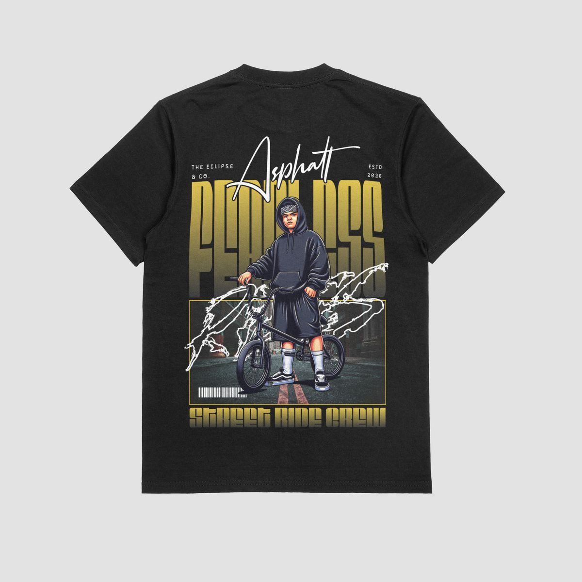 the eclipse & co. "fearless" oversized t shirt