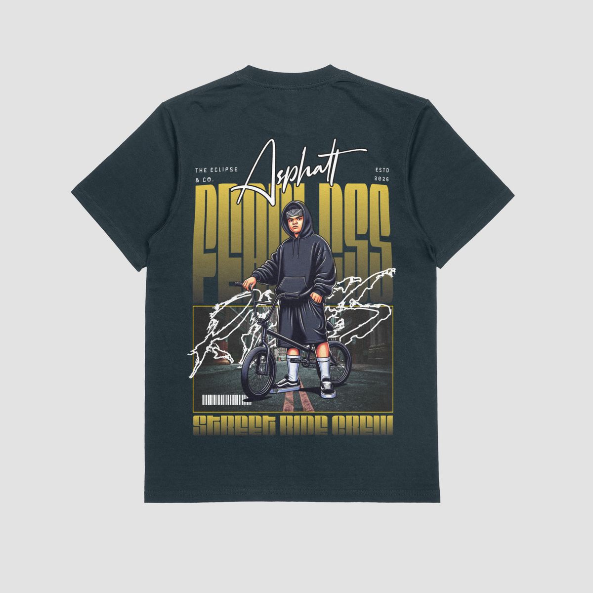 the eclipse & co. "fearless" oversized t shirt