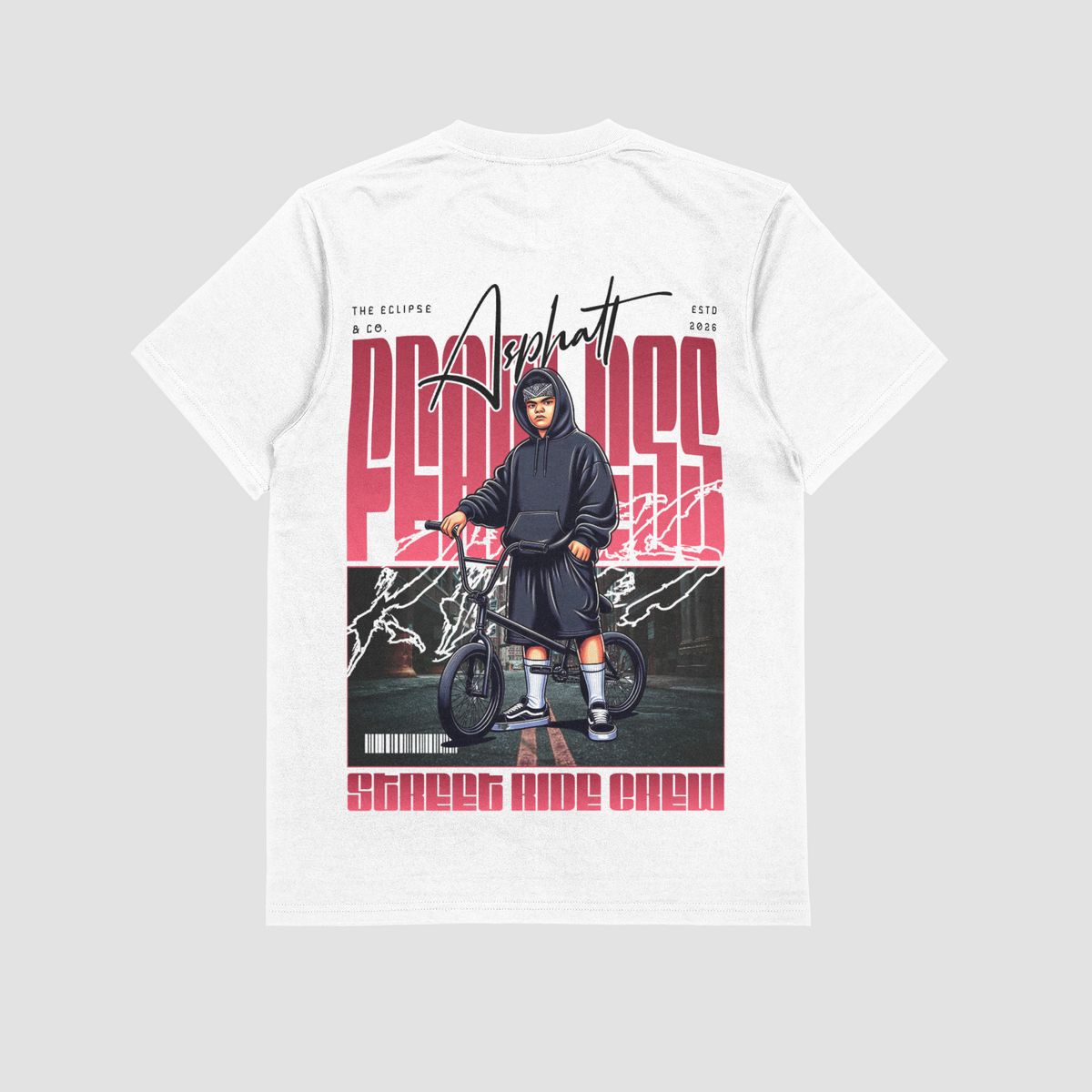 the eclipse & co. "fearless" oversized t shirt