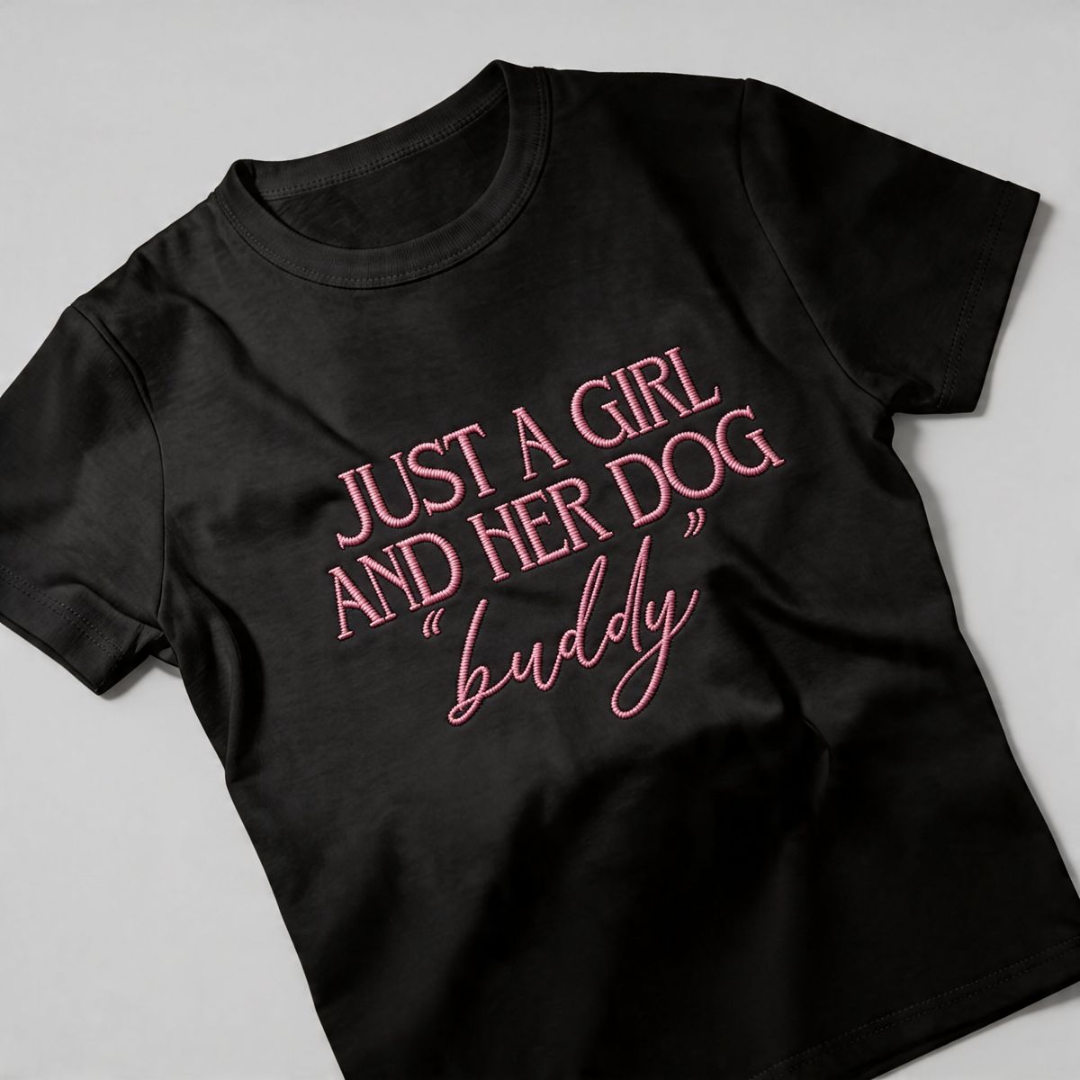 the eclipse & co. "just a girl and her dog" oversized t shirt the eclipse & co. "just a girl and her dog" oversized t shirt