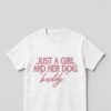 the eclipse & co. "just a girl and her dog" oversized t shirt the eclipse & co. "just a girl and her dog" oversized t shirt