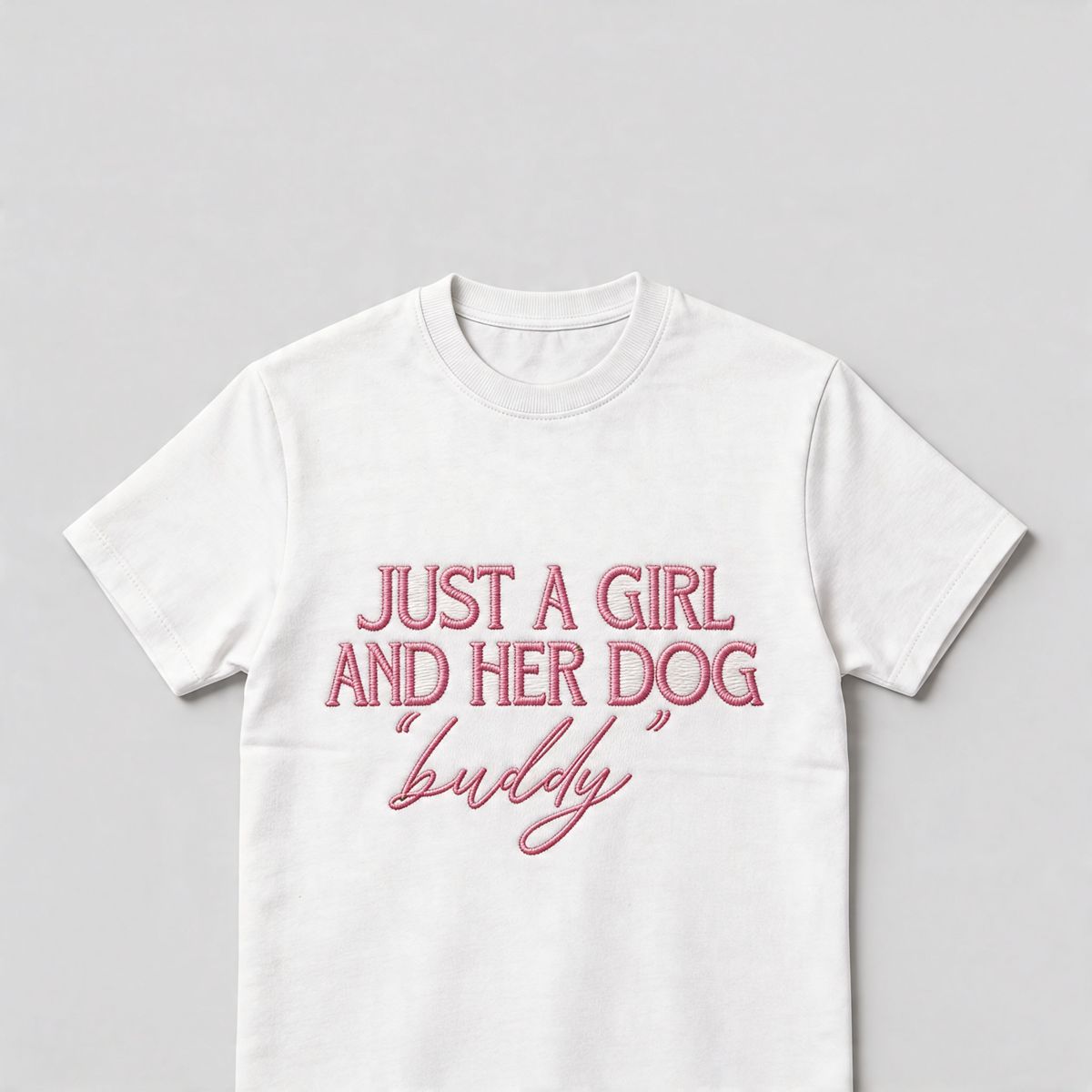 the eclipse & co. "just a girl and her dog" oversized t shirt the eclipse & co. "just a girl and her dog" oversized t shirt