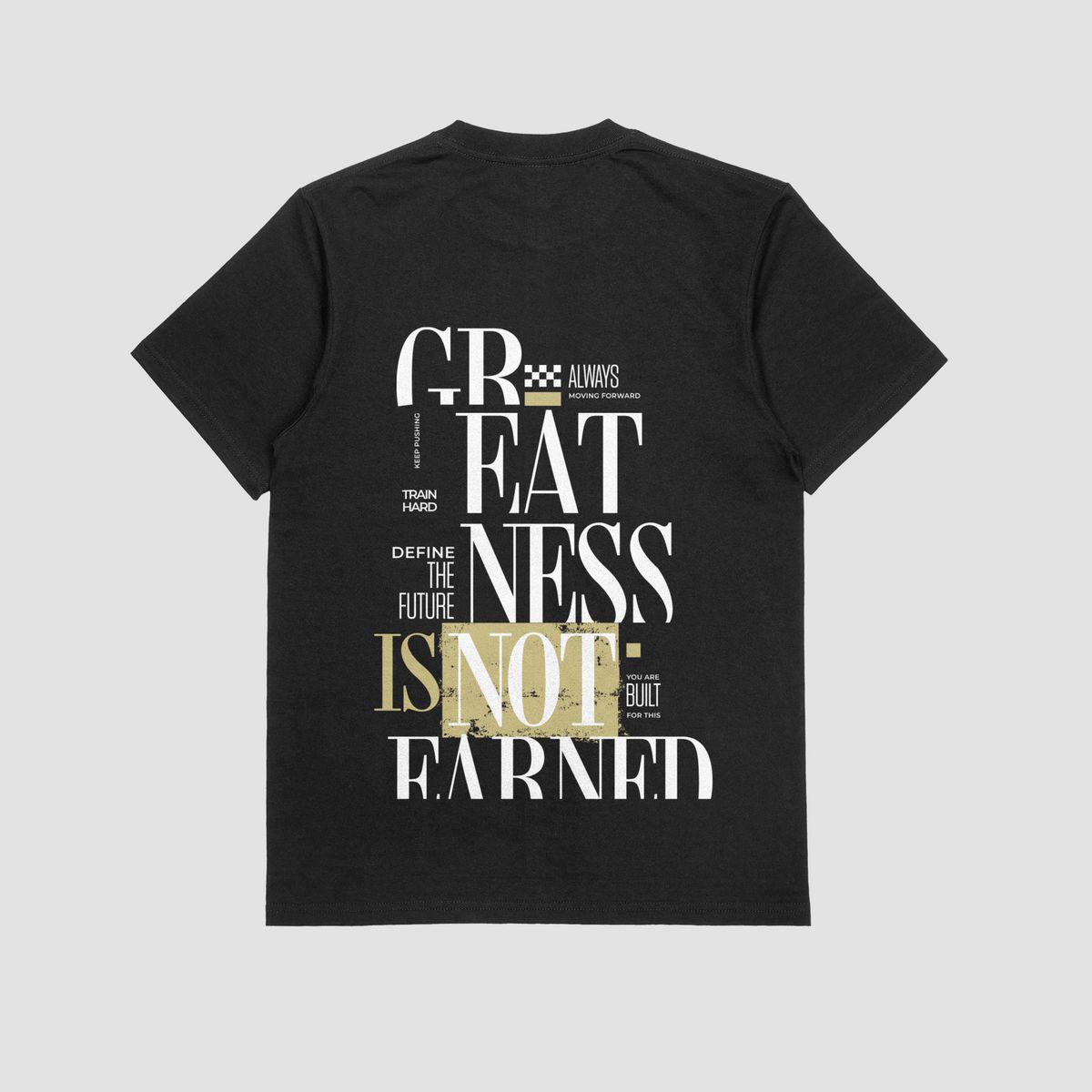 the eclipse & co. "greatness is not" oversized t shirt the eclipse & co. "greatness is not" oversized t shirt