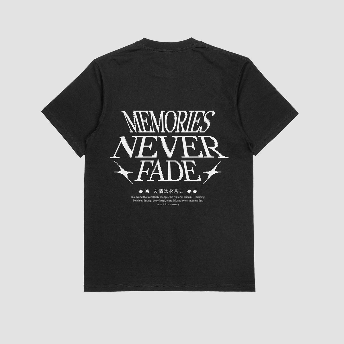 the eclipse & co. "memories never die" oversized t shirt