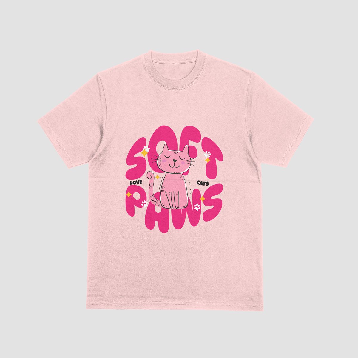 the eclipse & co. "soft paws" oversized t shirt the eclipse & co. "soft paws" oversized t shirt