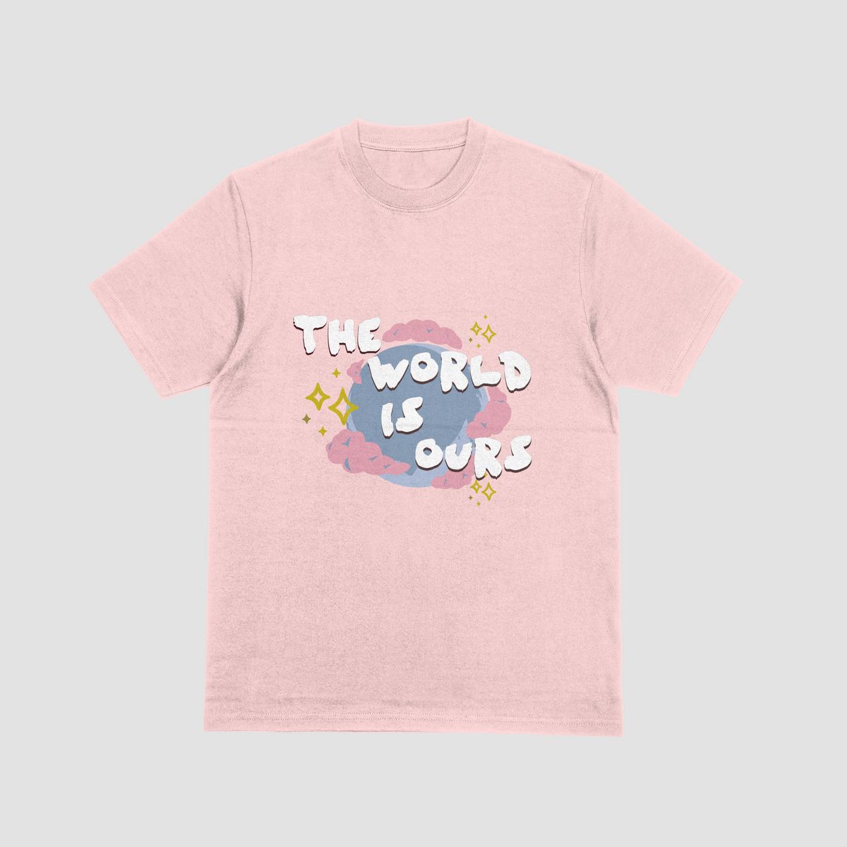 the eclipse & co. "the world is ours" oversized t shirt the eclipse & co. "the world is ours" oversized t shirt