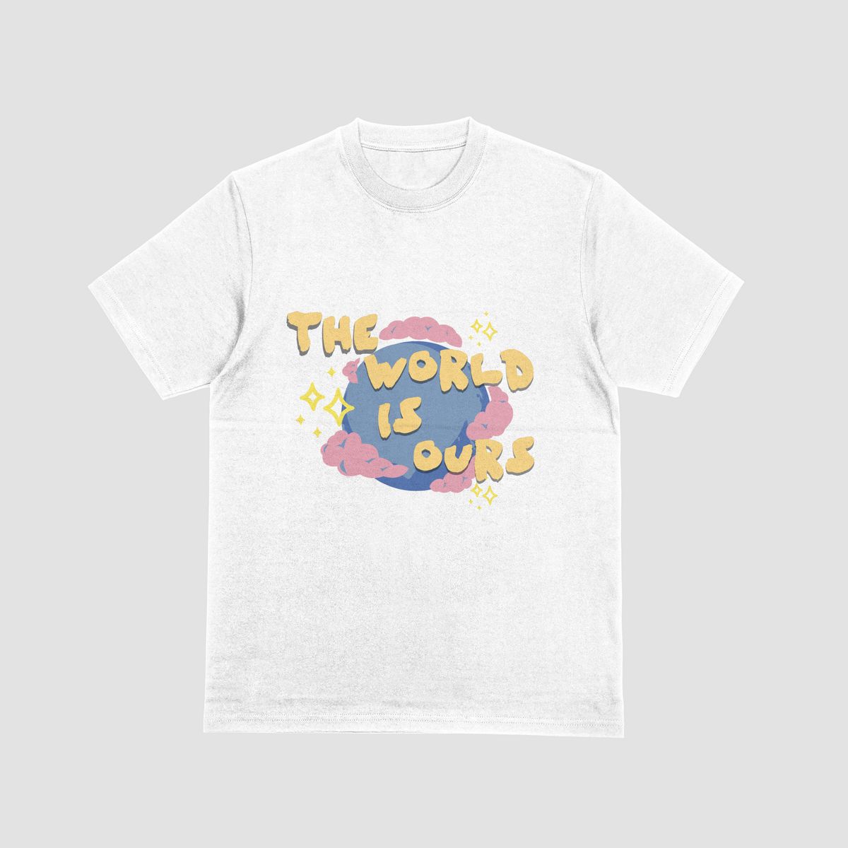 the eclipse & co. "the world is ours" oversized t shirt the eclipse & co. "the world is ours" oversized t shirt