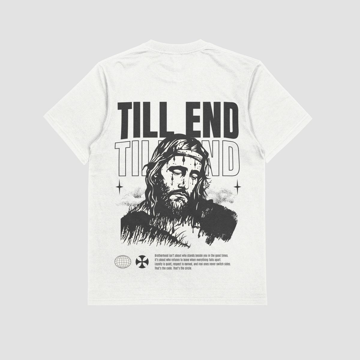 the eclipse & co. "till end" oversized t shirt the eclipse & co. "till end" oversized t shirt