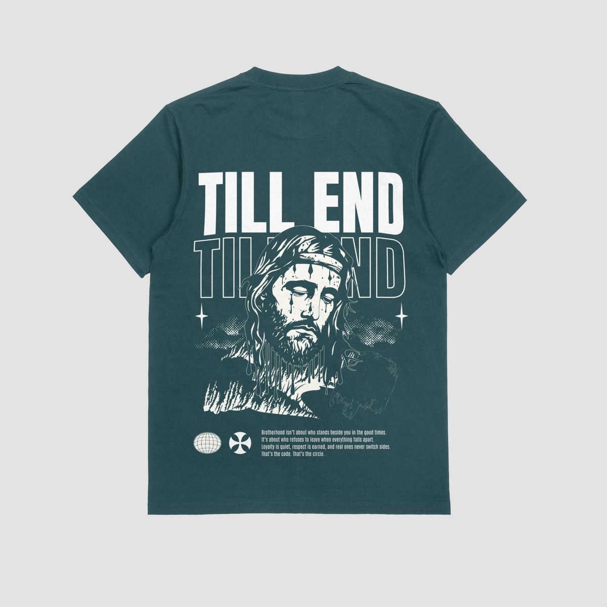 the eclipse & co. "till end" oversized t shirt the eclipse & co. "till end" oversized t shirt
