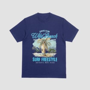 the eclipse & co. "wild beach" oversized t shirt