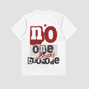 no one oversized tee white 1128